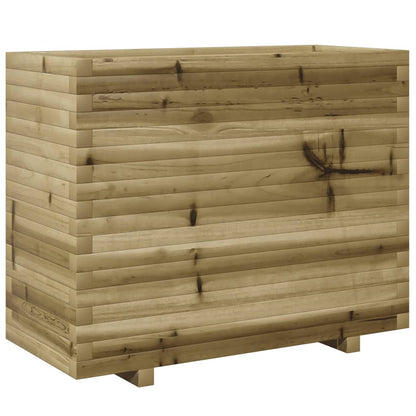 Pflanzkübel 90X40X72,5 Cm Kiefernholz Imprägniert Natürlich Imprägniert