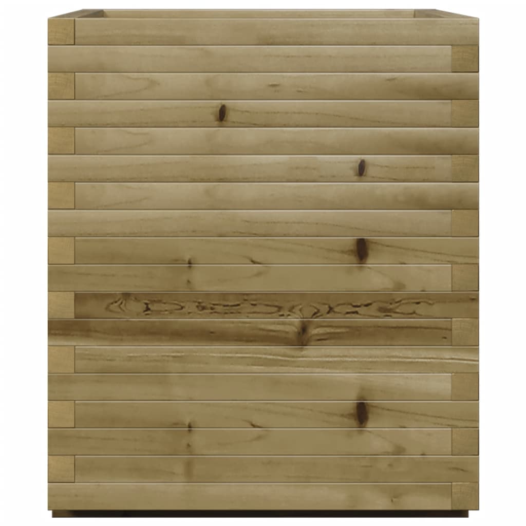 Pflanzkübel 90X60X72,5 Cm Kiefernholz Imprägniert Natürlich Imprägniert