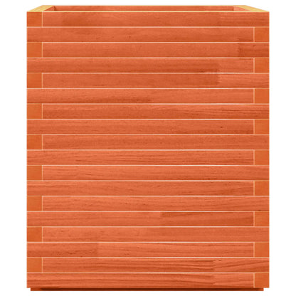 Pflanzkübel 60X60X72 Cm Massivholz Kiefer Wachsbraun