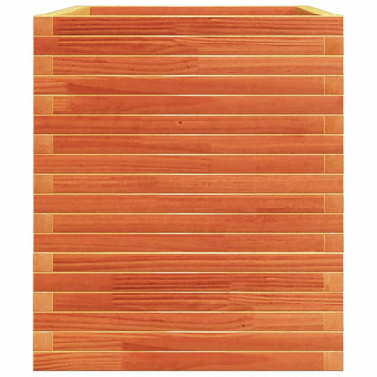 Pflanzkübel 110X60X72 Cm Massivholz Kiefer Wachsbraun