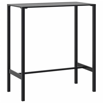 5-Tlg. Gartenbar-Set Schwarz Pulverbeschichteter Stahl