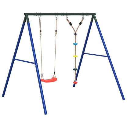 Schaukel-Set Mit Schaukelsitz Und Kletterschaukel