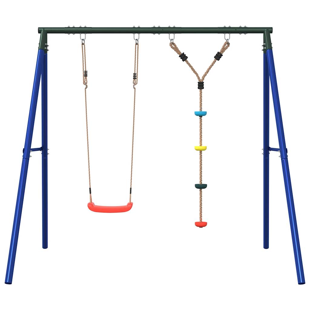 Schaukel-Set Mit Schaukelsitz Und Kletterschaukel