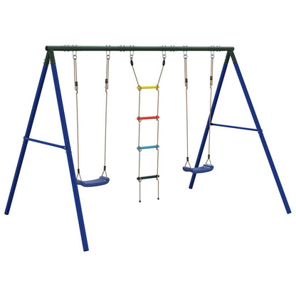 Schaukel-Set Mit Schaukelsitzen Und Strickleiter