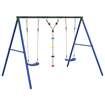 Schaukel-Set Mit Schaukelsitzen Und Kletterschaukel