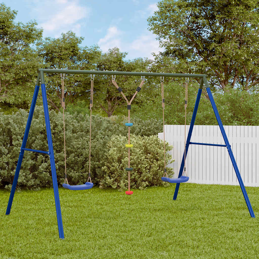 Schaukel-Set Mit Schaukelsitzen Und Kletterschaukel