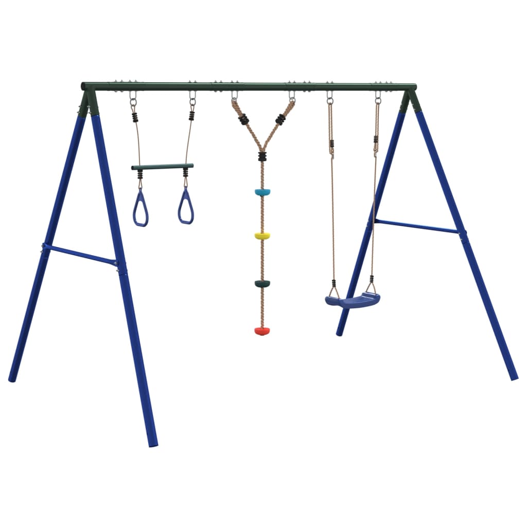 Schaukel-Set Mit Schaukelsitz Trapez Und Strickleiter