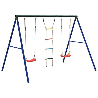 Schaukel-Set Mit Schaukelsitzen Und Strickleiter