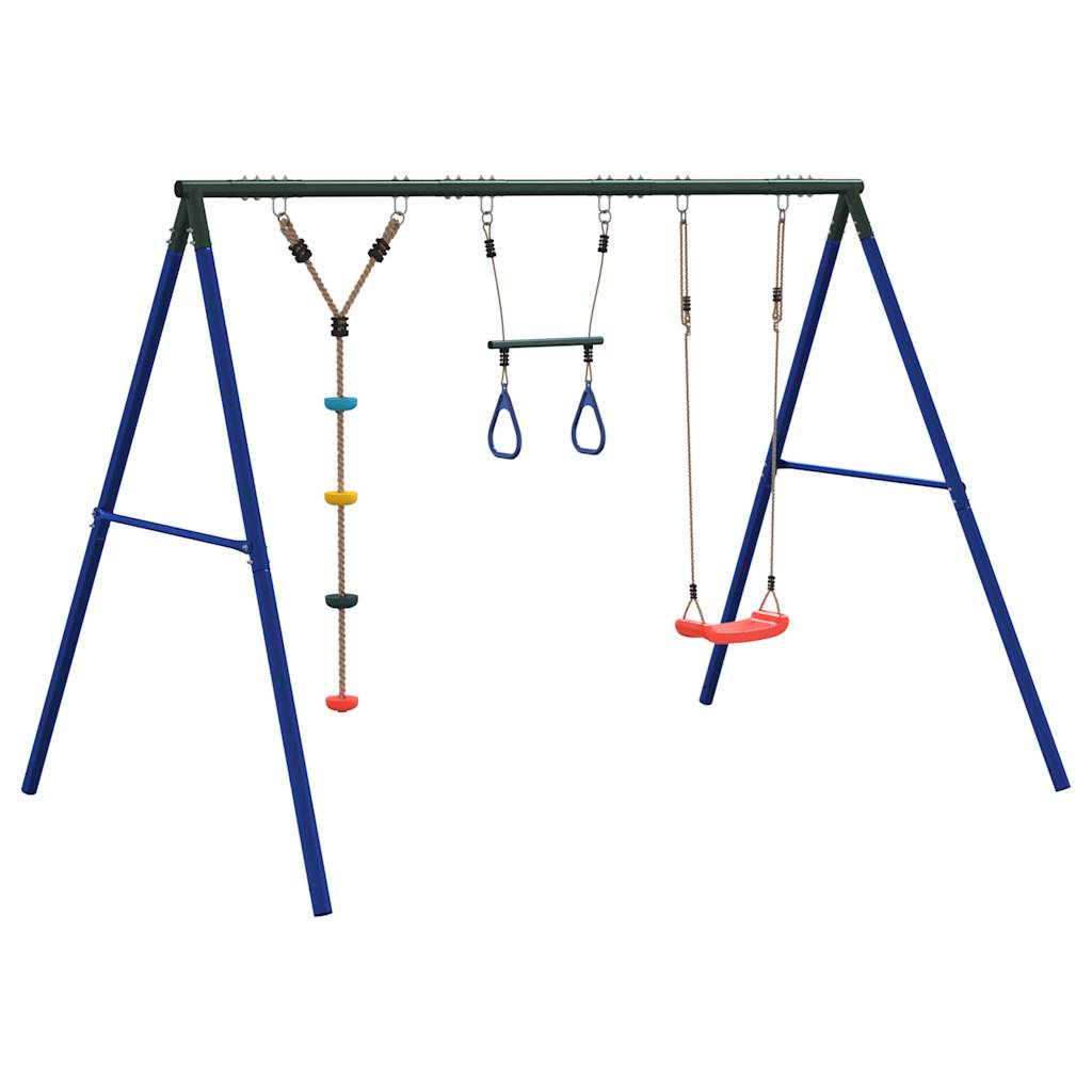 Schaukel-Set Mit Schaukelsitz Trapez Und Kletterschaukel