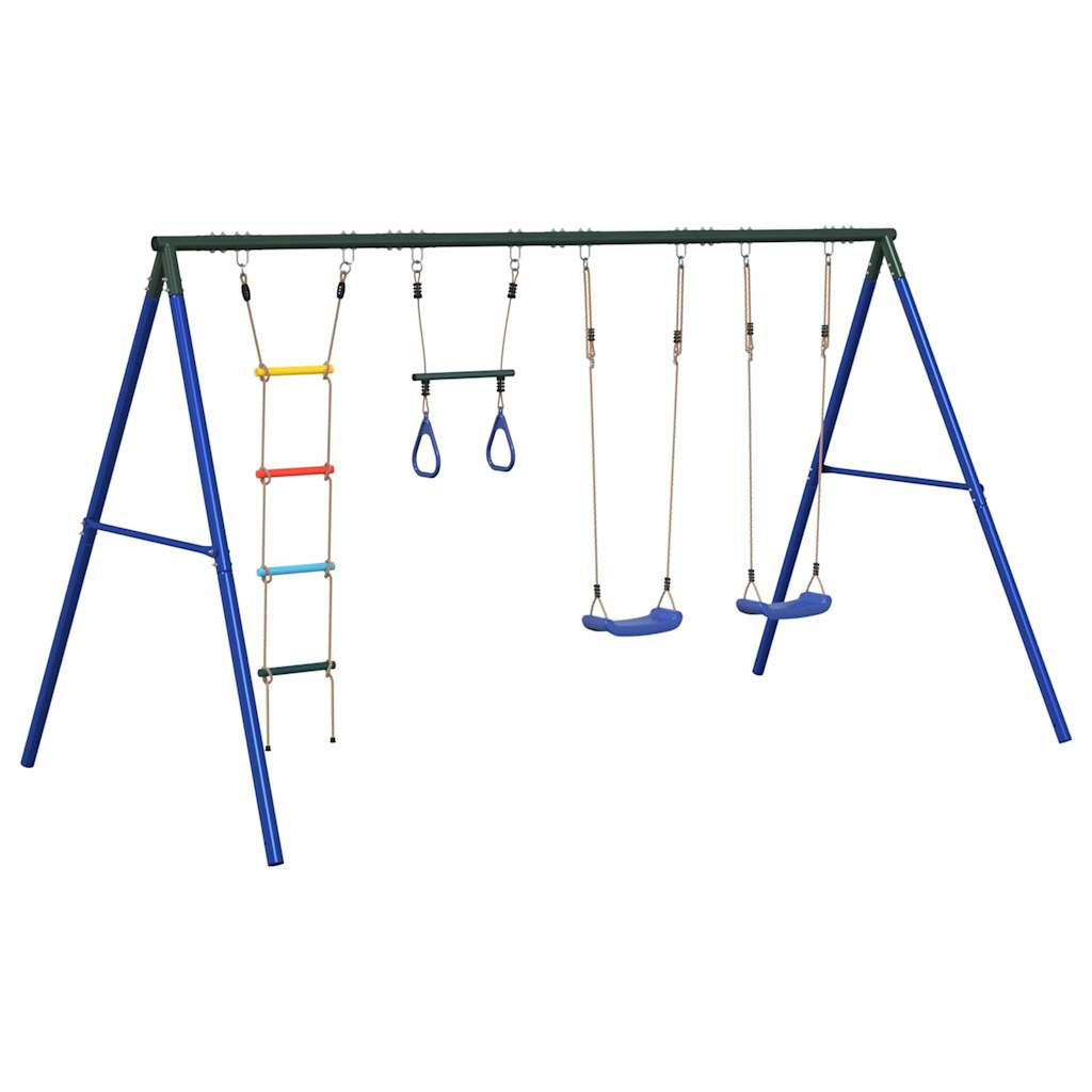 Schaukel-Set Mit Schaukelsitzen Trapez Und Strickleiter
