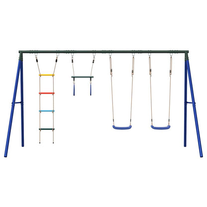 Schaukel-Set Mit Schaukelsitzen Trapez Und Strickleiter