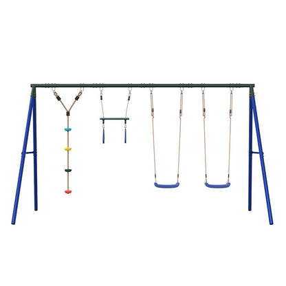 Schaukel-Set Mit Schaukelsitzen Trapez Und Kletterschaukel