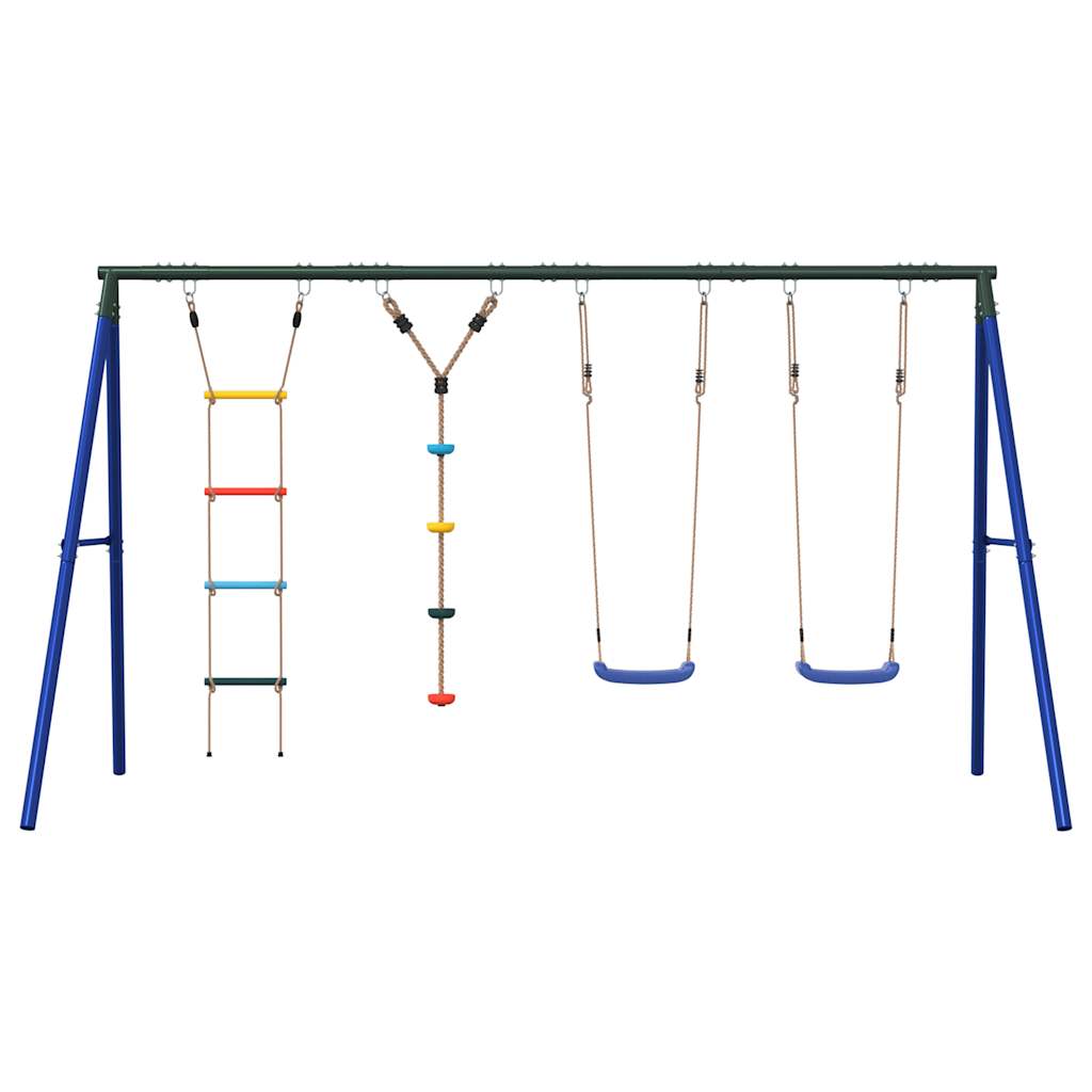 Schaukel-Set Mit Schaukelsitzen Strickleiter Kletterschaukel