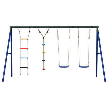 Schaukel-Set Mit Schaukelsitzen Strickleiter Kletterschaukel