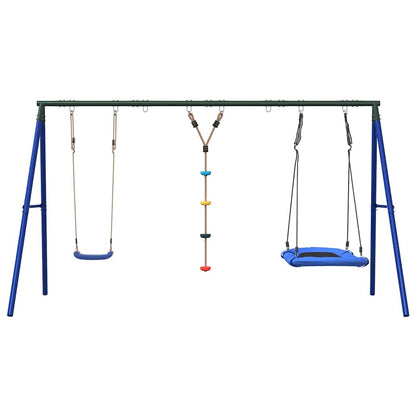 Schaukel-Set Mit Schaukelsitz Kletterschaukel Und Nestschaukel