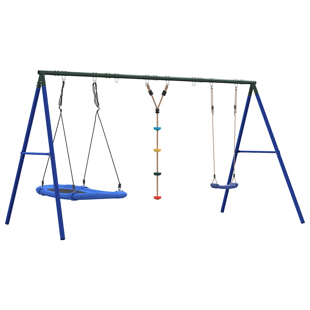 Schaukel-Set Mit Schaukelsitz Kletterschaukel Und Nestschaukel
