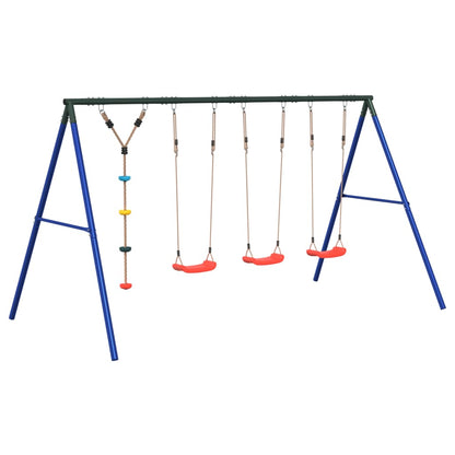 Schaukel-Set Mit Schaukelsitzen Und Kletterschaukel