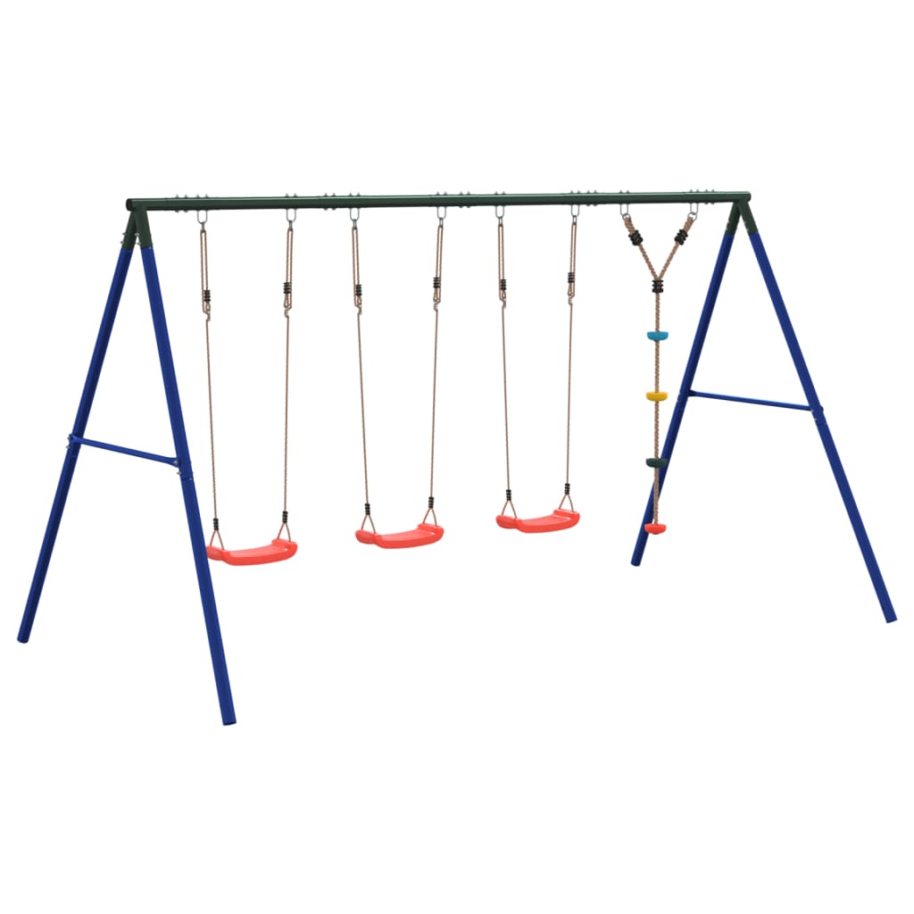 Schaukel-Set Mit Schaukelsitzen Und Kletterschaukel