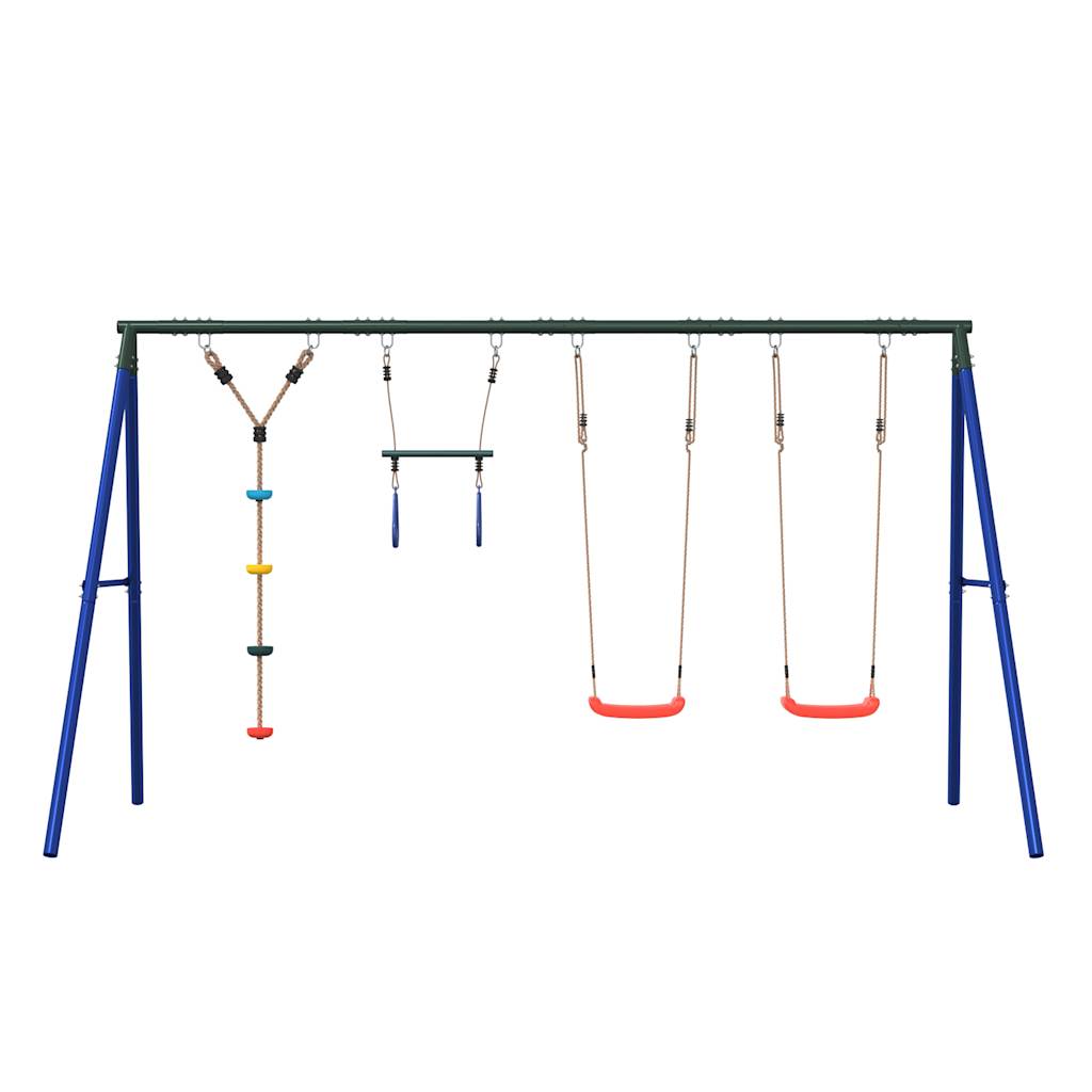 Schaukel-Set Mit Schaukelsitzen Trapez Und Kletterschaukel