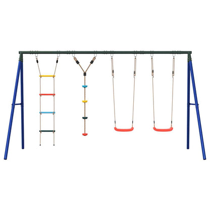 Schaukel-Set Mit Schaukelsitzen Strickleiter Kletterschaukel