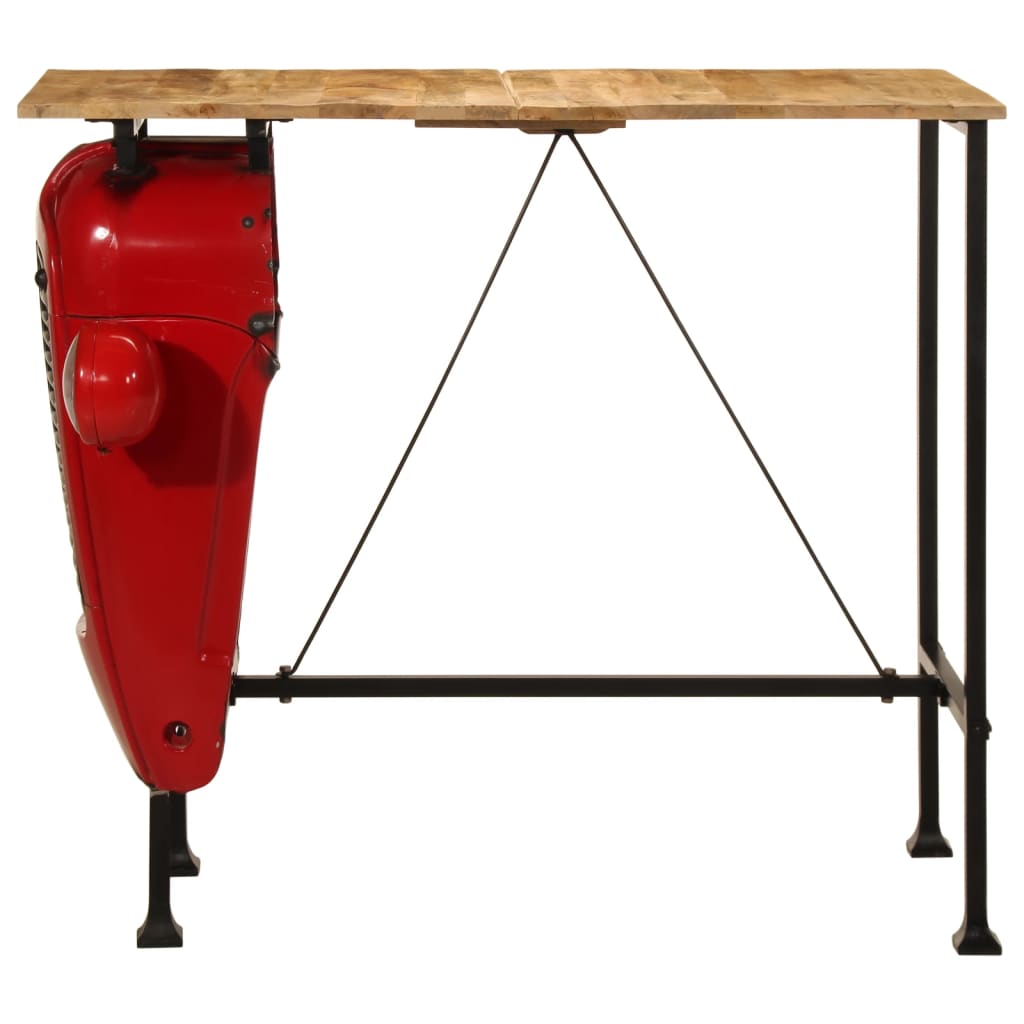 5-Tlg. Bar-Set Massivholz Mango
