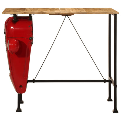 7-Tlg. Bar-Set Massivholz Mango
