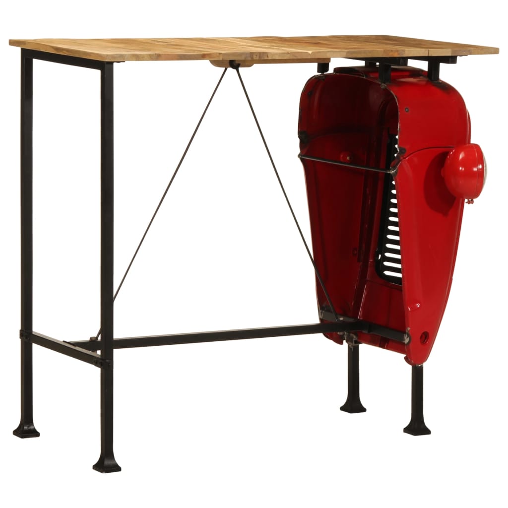 7-Tlg. Bar-Set Massivholz Mango