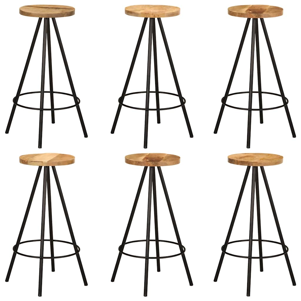 7-Tlg. Bar-Set Massivholz Mango