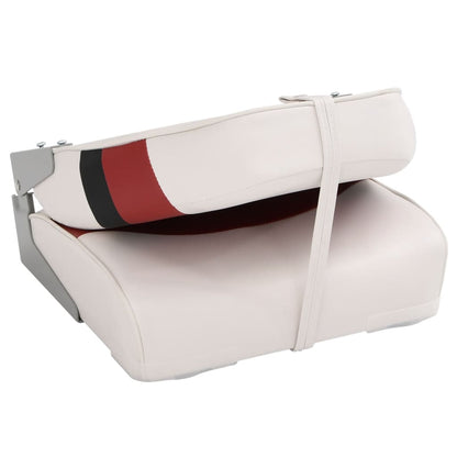 Bootssitze 2 Stk. Mit Hoher Rückenlehne Klappbar 44X38X55 Cm