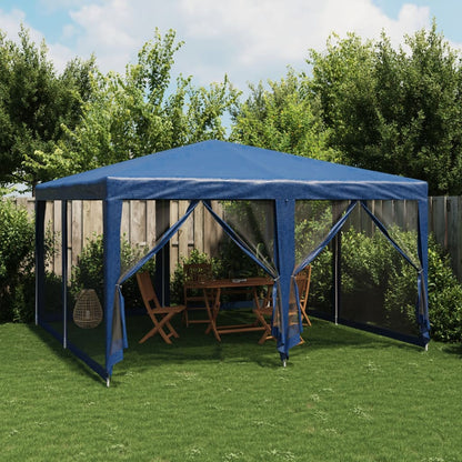 Partyzelt Mit 10 Mesh-Seitenteilen 6X4 M Hdpe