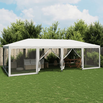 Partyzelt Mit 10 Mesh-Seitenteilen 6X4 M Hdpe