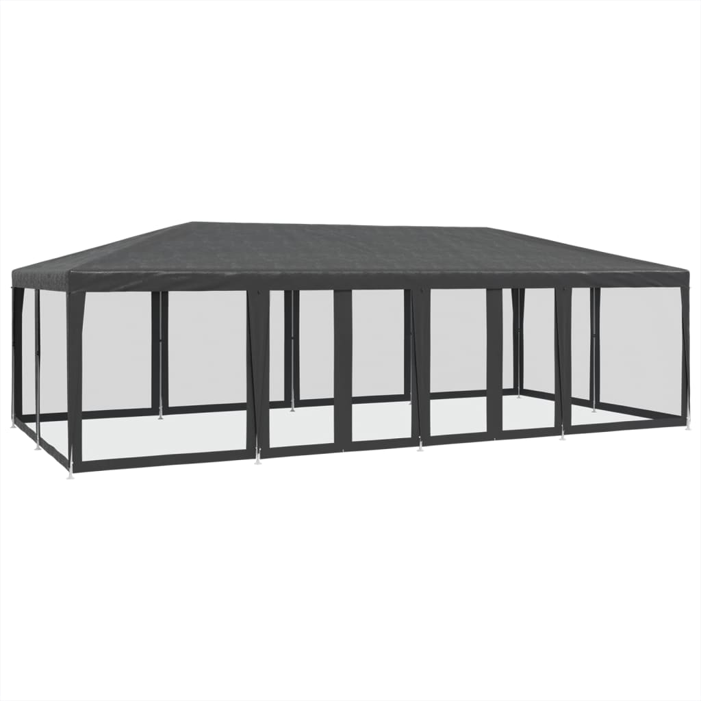 Partyzelt Mit 12 Mesh-Seitenteilen Hdpe