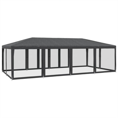 Partyzelt Mit 12 Mesh-Seitenteilen Hdpe