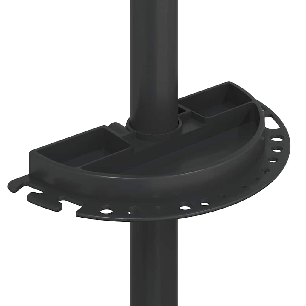 Fahrrad-Montageständer Klappbar Verstellbar 92-152 Cm Rot Stahl