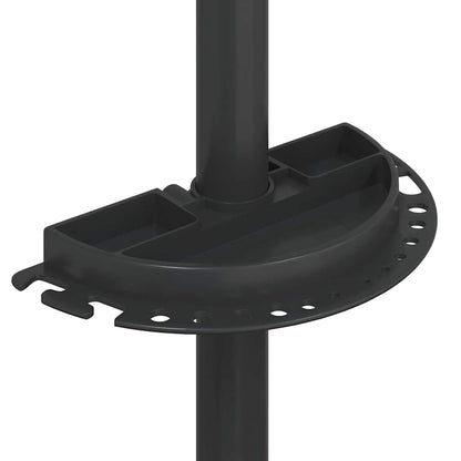 Fahrrad-Montageständer Klappbar Verstellbar 92-152 Cm Rot Stahl