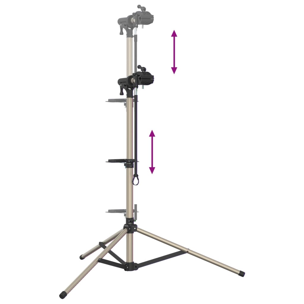 Fahrrad-Montageständer Klappbar Verstellbar 120-165Cm Aluminium