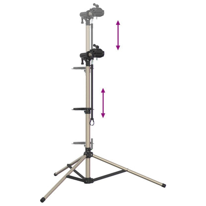 Fahrrad-Montageständer Klappbar Verstellbar 120-165Cm Aluminium