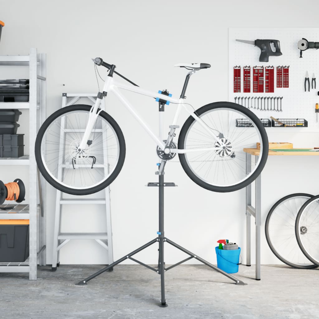 Fahrrad-Montageständer Klappbar Verstellbar 108-188 Cm Stahl