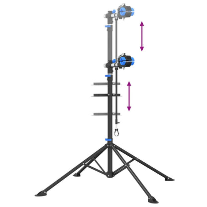 Fahrrad-Montageständer Klappbar Verstellbar 108-188 Cm Stahl