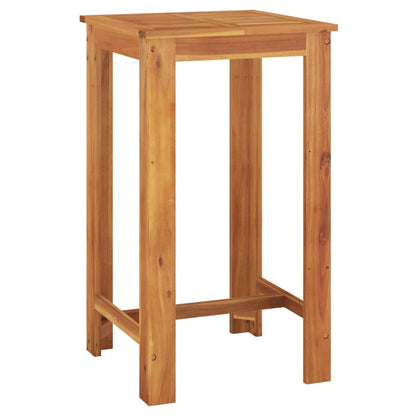 5-Tlg. Gartenbar-Set Massivholz Akazie Und Poly Rattan