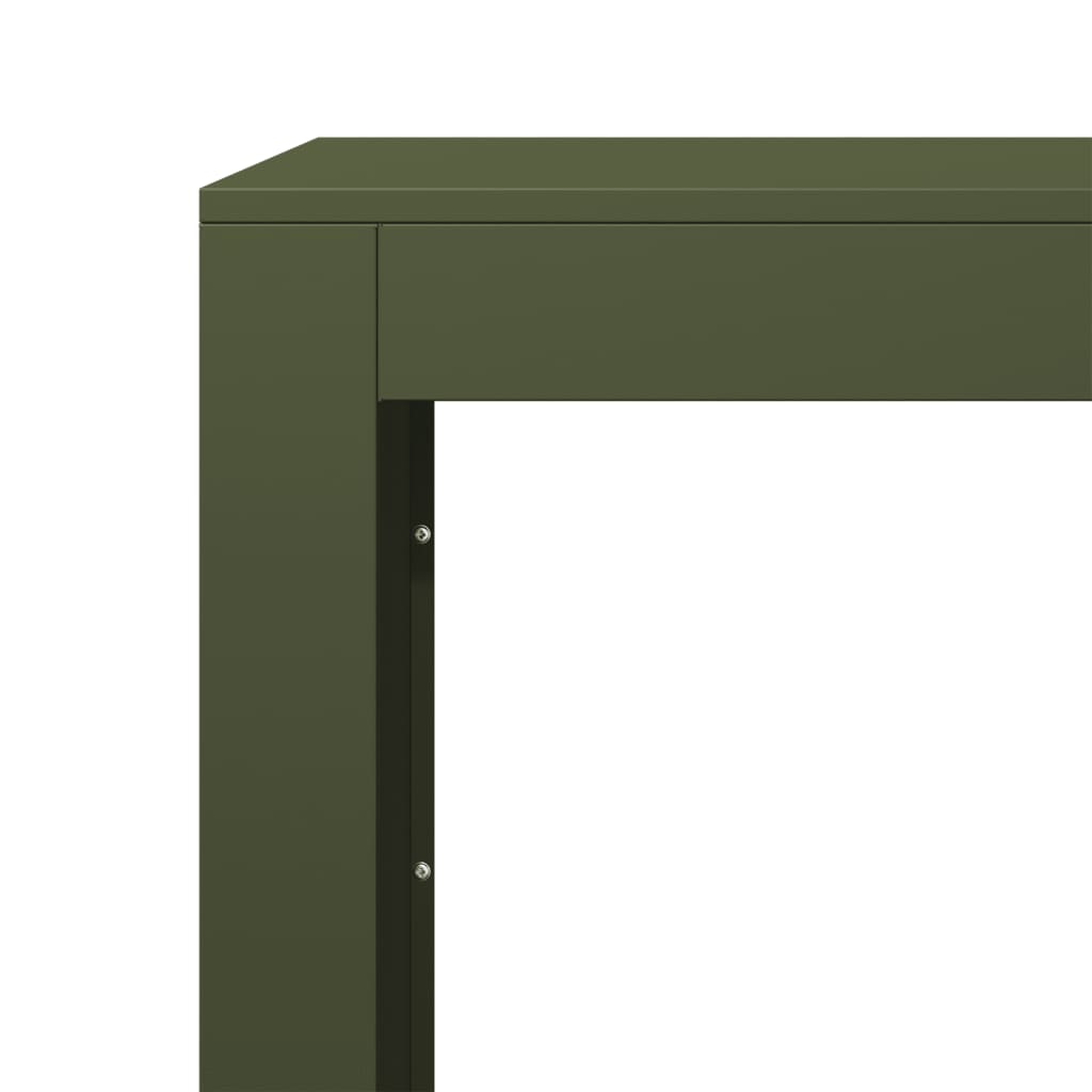 Brennholzregal Grün 100X40X60 Cm Stahl
