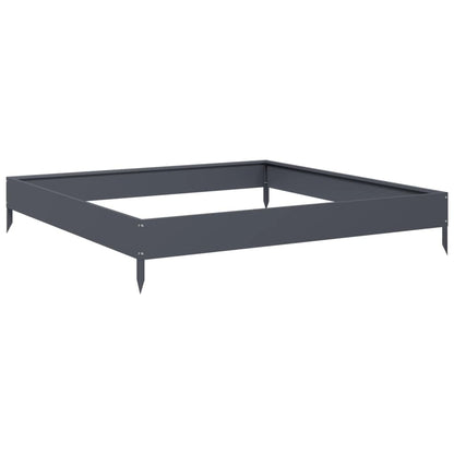 Hochbeet Anthrazit 100X100X18,5 Cm Stahl