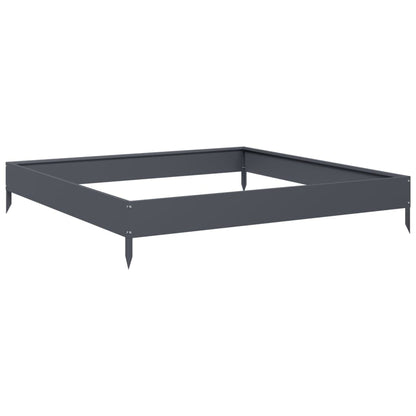 Hochbeet Anthrazit 100X100X18,5 Cm Stahl