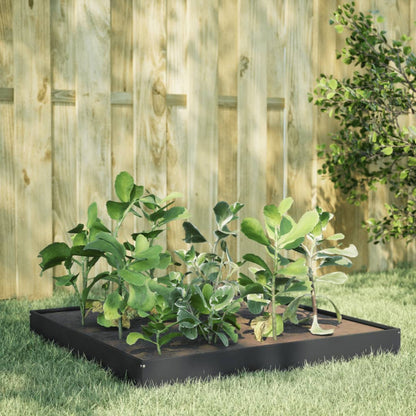 Hochbeet Anthrazit 100X100X18,5 Cm Stahl
