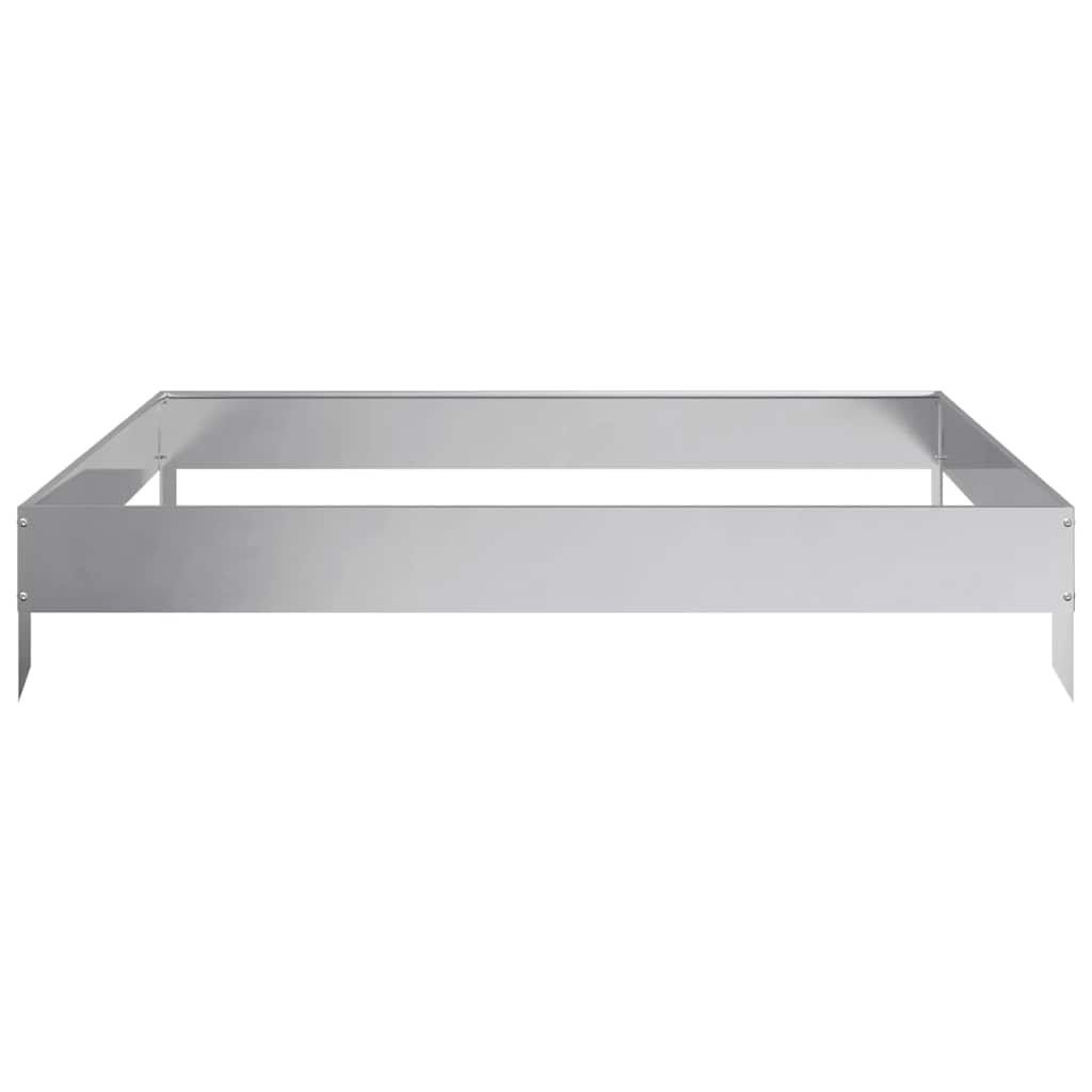 Hochbeet 100X100X18,5 Cm Verzinkter Stahl