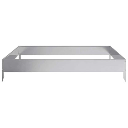 Hochbeet 100X100X18,5 Cm Verzinkter Stahl