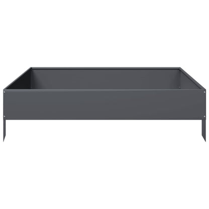 Hochbeet Anthrazit 100X100X26 Cm Stahl