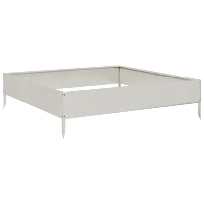 Hochbeet 100X100X26 Cm Edelstahl