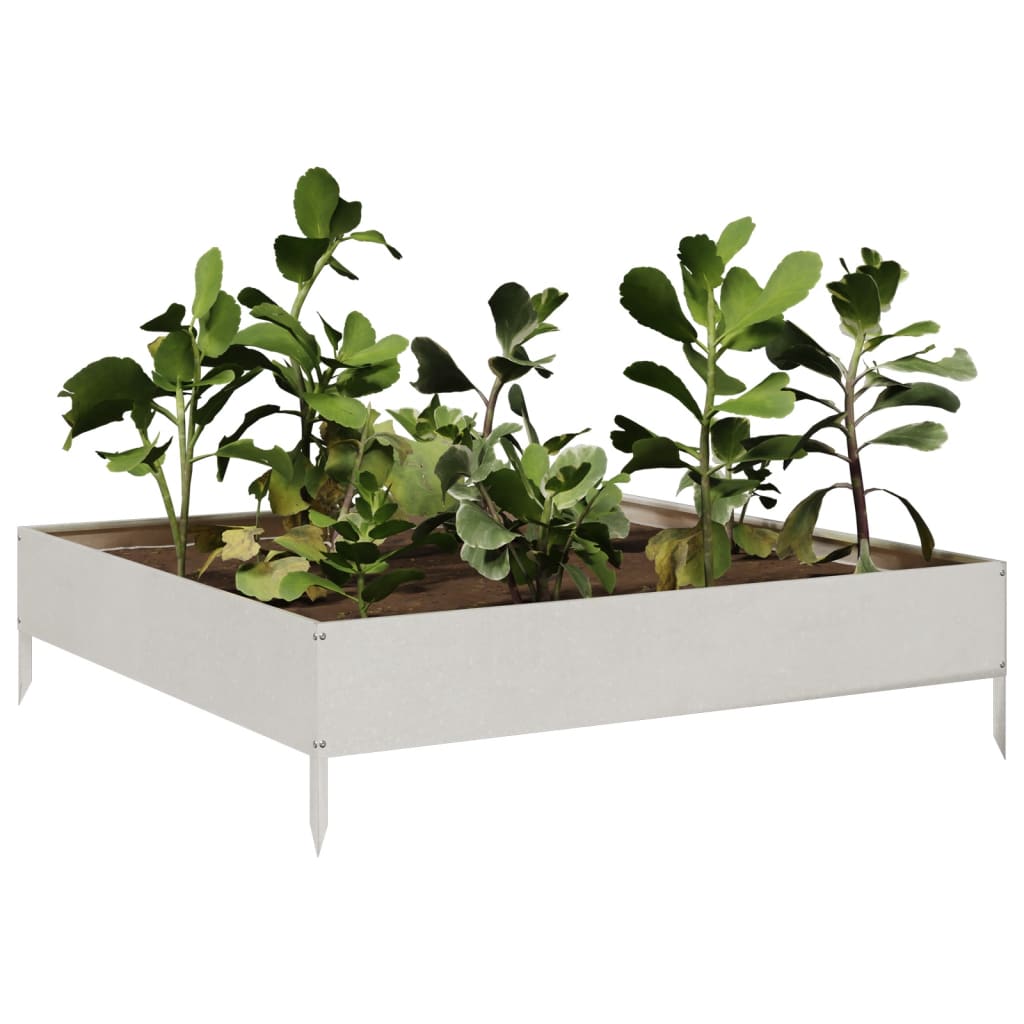 Hochbeet 100X100X26 Cm Edelstahl
