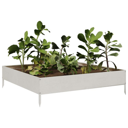 Hochbeet 100X100X26 Cm Edelstahl